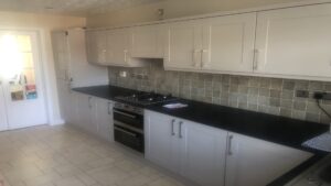 shaker light grey kitchen doors slim d handle