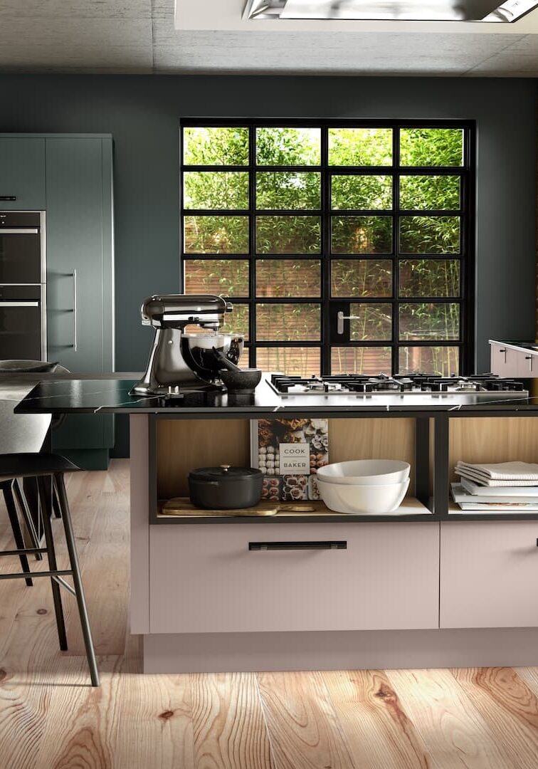 porter dust grey dry rose kitchen